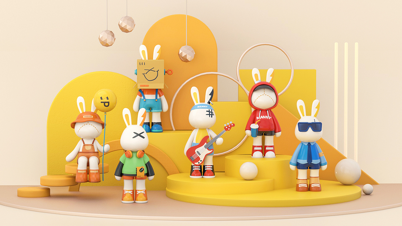 Manny Club |欢迎来到Manny的玩趣派对 - IP设计