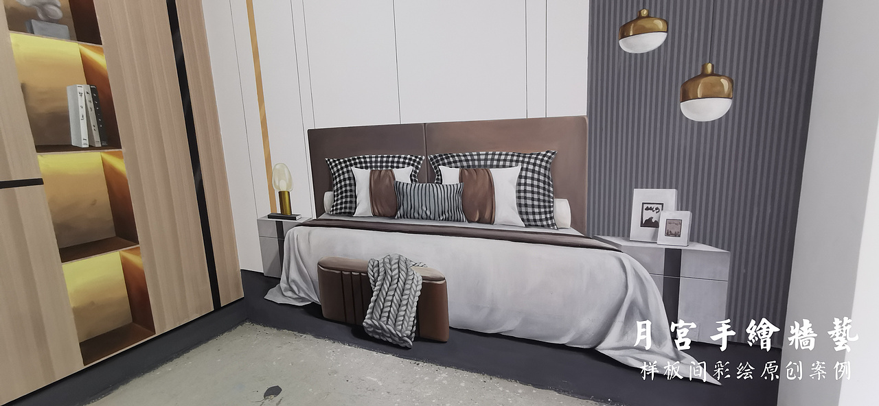 样板间彩绘 轻奢样板间彩绘 样板间 地产营销策划 3D样板间彩绘 高质量样板间彩绘