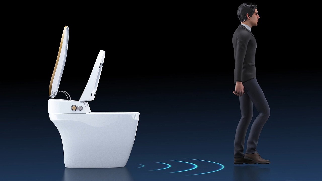 【产品动画】免触抗菌智能马桶（图ZMzMzMjU1MTAw） - 其他三维 - 站酷设计师sz毛球原创素材 - 站酷ZCOOL