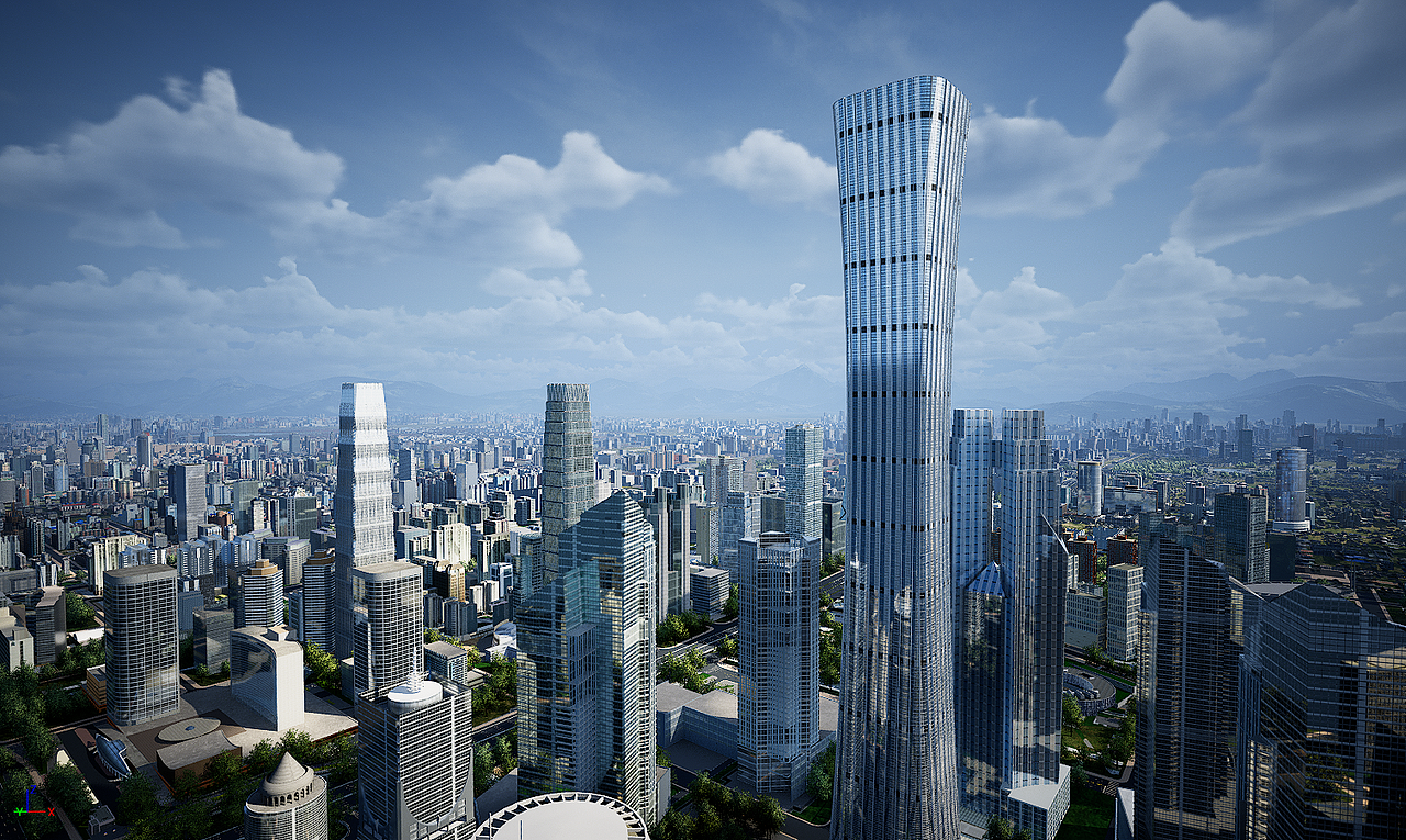 UE5北京数字孪生/智慧城市场景