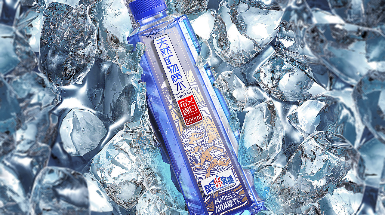 昆仑英雄水品牌包装设计