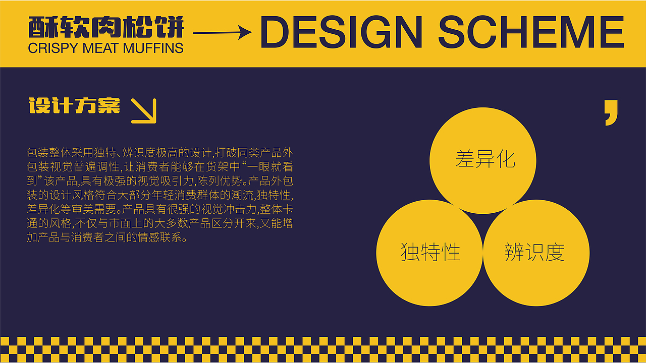肉松饼零食包装设计