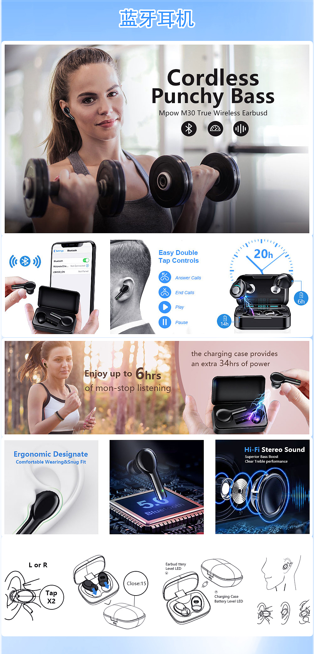 藍(lán)牙耳機(jī)A+亞馬遜（圖ZMzI5Mjg0NTY4） - 其他平面 - 站酷設(shè)計(jì)師馬尾辮啦啦啦原創(chuàng)素材 - 站酷ZCOOL