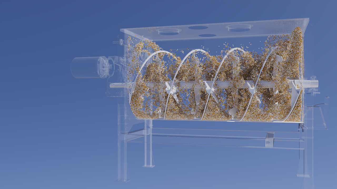 饲料生产线动画