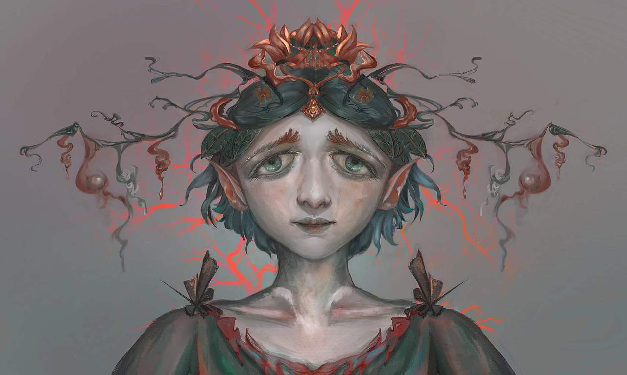 一只忧伤的精灵（图ZMzI4NjkxMjY4） - 游戏原画 - 站酷设计师feifei_1352原创素材 - 站酷ZCOOL