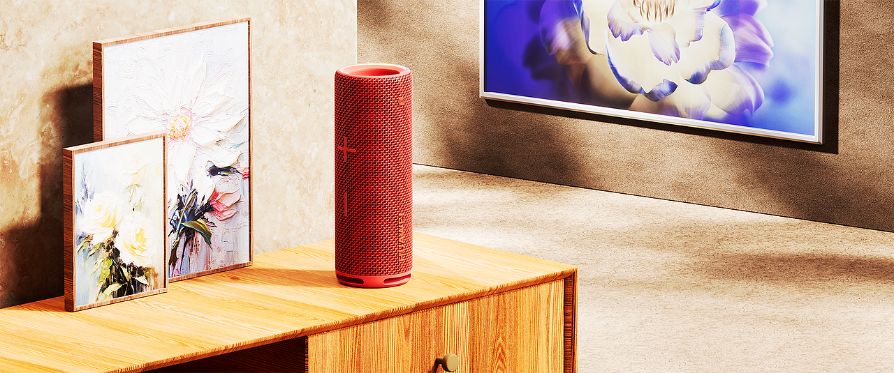 华为HUAWEI Sound Joy 便携智能音箱渲染练习