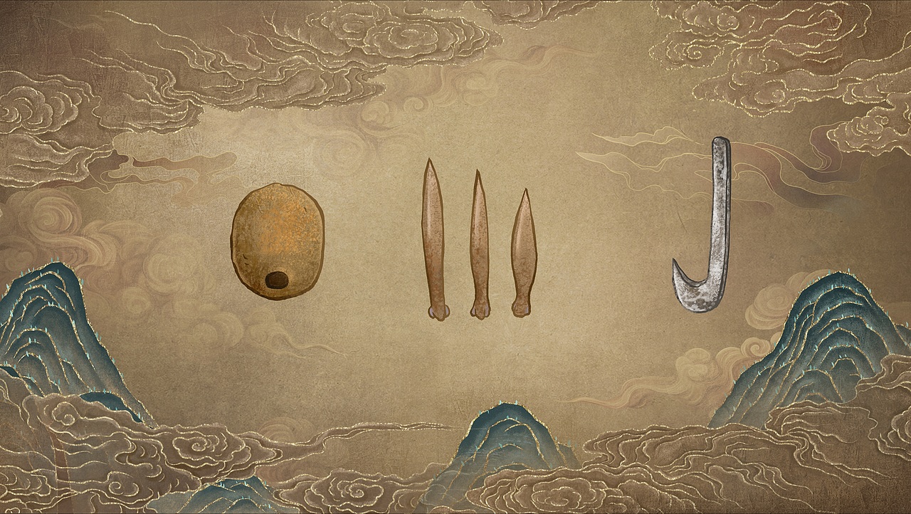 天猫《空钩悟道》渔具宣传插图（图ZMzA4NTU3NzQ0） - 商业插画 - 站酷设计师才仙插画原创素材 - 站酷ZCOOL