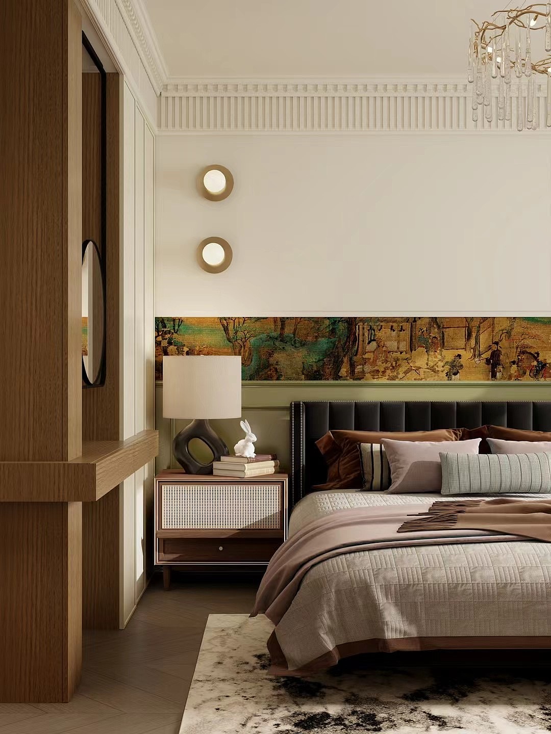 法式复古 混搭（图ZMzY2NDY5NDQw） - 家装设计 - 站酷设计师王慧婷室内设计原创素材 - 站酷ZCOOL