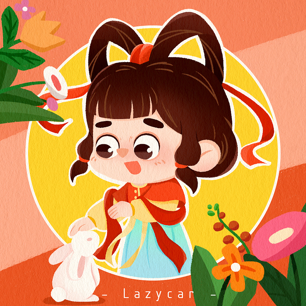 中秋人物练习组图