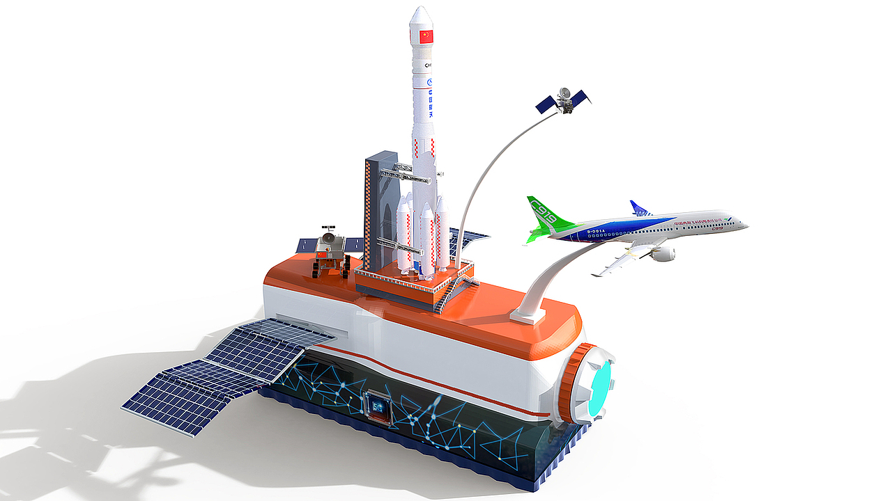 70周年国庆阅兵“创新驱动”彩车设计（图ZMzE5MjgxMjA4） - 生活用品 - 站酷设计师上品工业设计原创素材 - 站酷ZCOOL