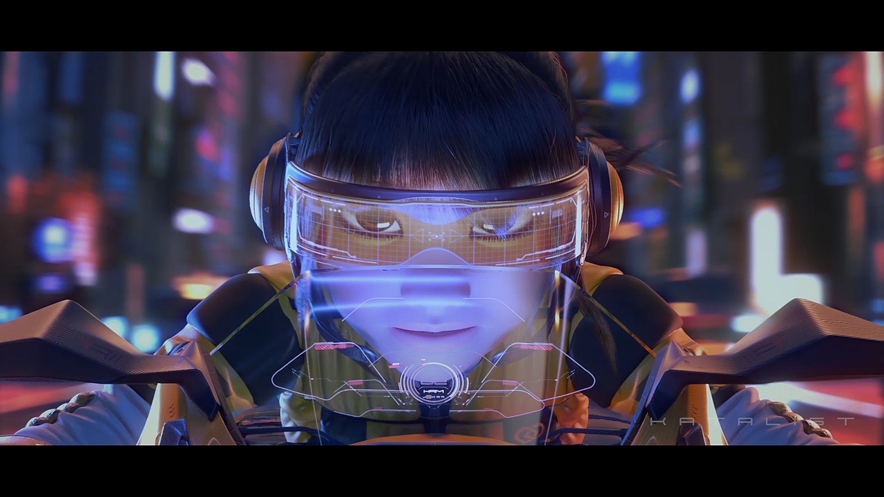 原创酷妹骑手执行秘密任务CG动画,3D视频-卡达利工作室（图ZMzEwMzQyODYw） - 动画/影视 - 站酷设计师卡达利工作室原创素材 - 站酷ZCOOL