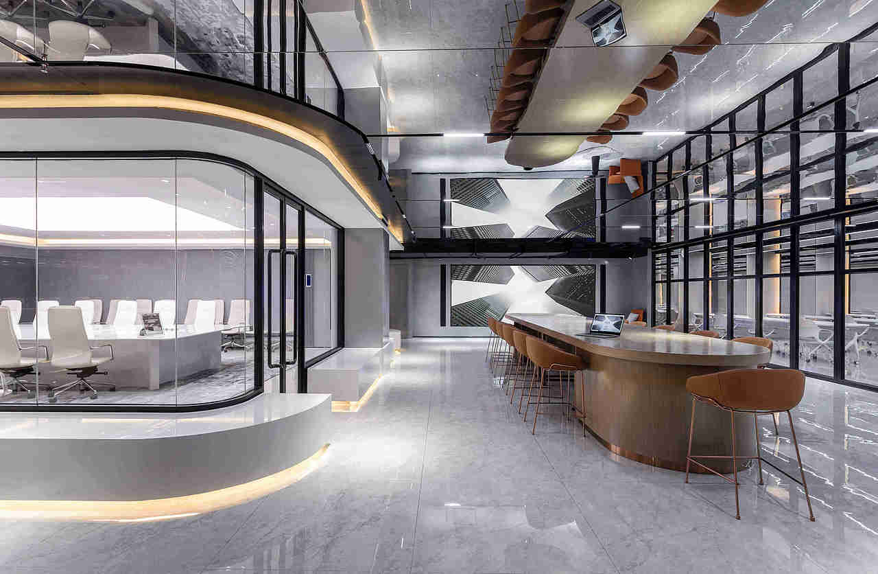 西安900平米共享办公室装修设计效果图（图ZMzAxNTkxOTQw） - 商业空间设计 - 站酷设计师工装之家装修网原创素材 - 站酷ZCOOL