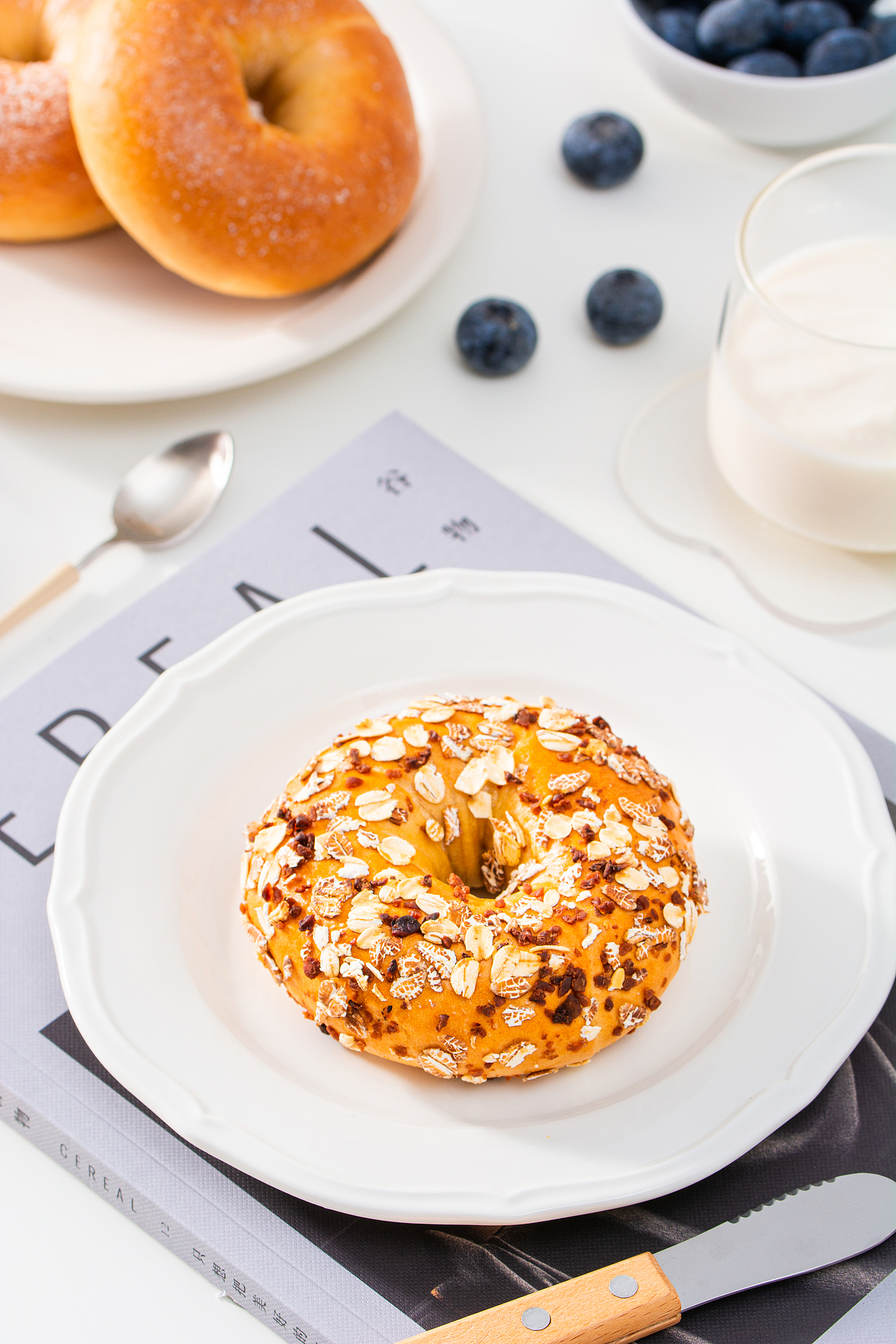 贝果面包 | 烘焙拍摄（图ZMzIyMDU5MjM2） - 美食摄影 - 站酷设计师陈摄视觉原创素材 - 站酷ZCOOL