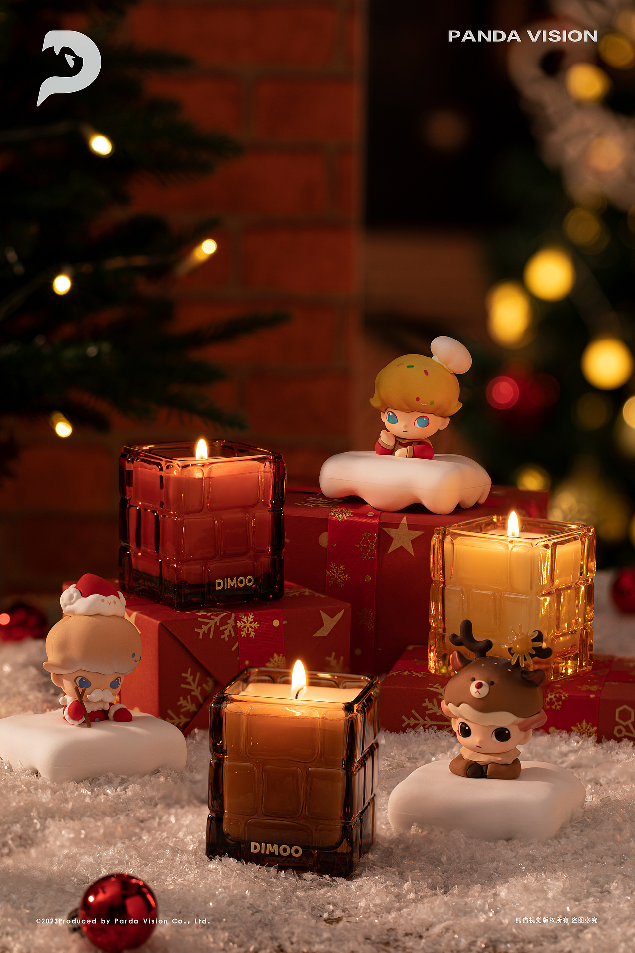 圣诞主题潮玩摄影｜泡泡玛特 X 熊猫视觉（图ZMzU2ODYwNjMy） - 产品摄影 - 站酷设计师熊猫视觉原创素材 - 站酷ZCOOL