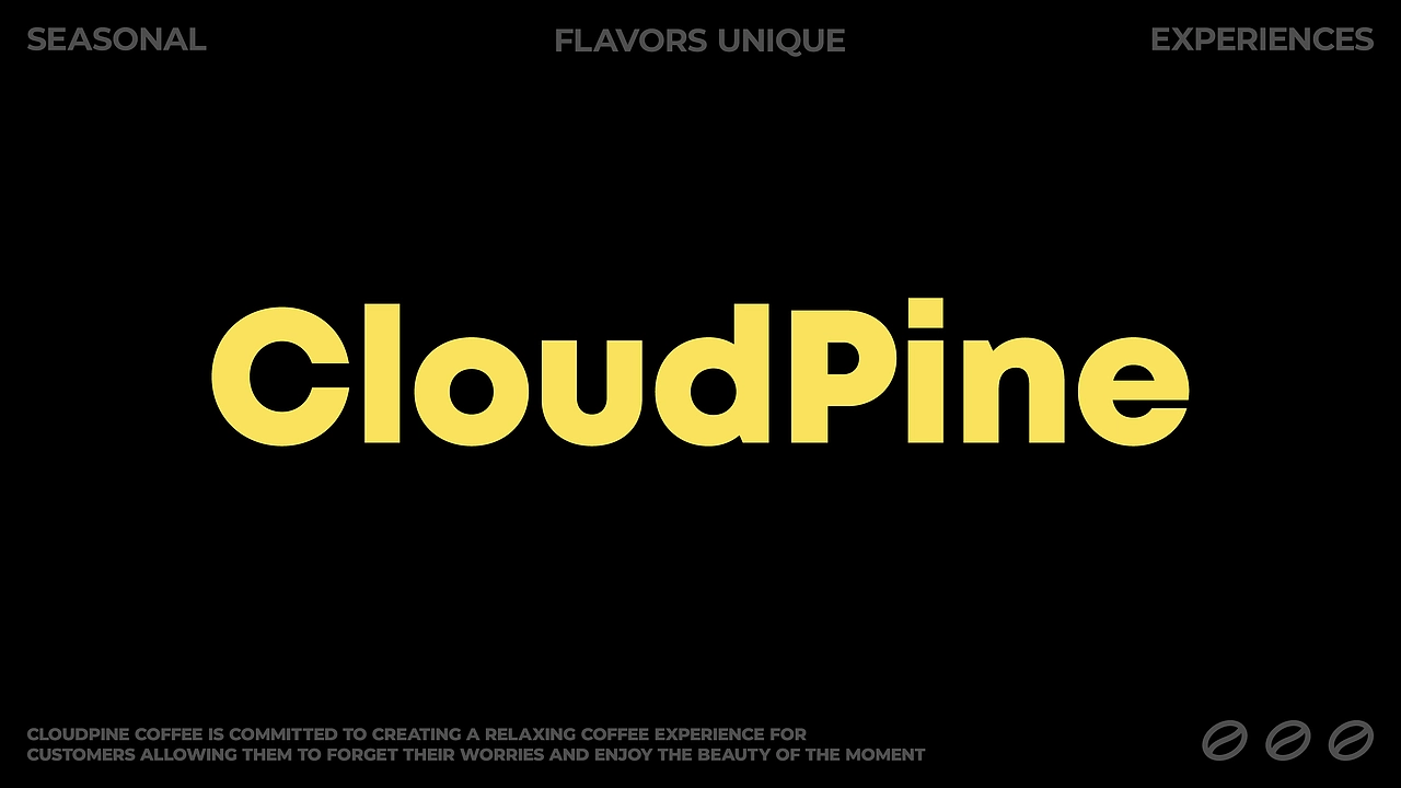 CloudPine Coffee品牌设计 | 咖啡品牌包装设计