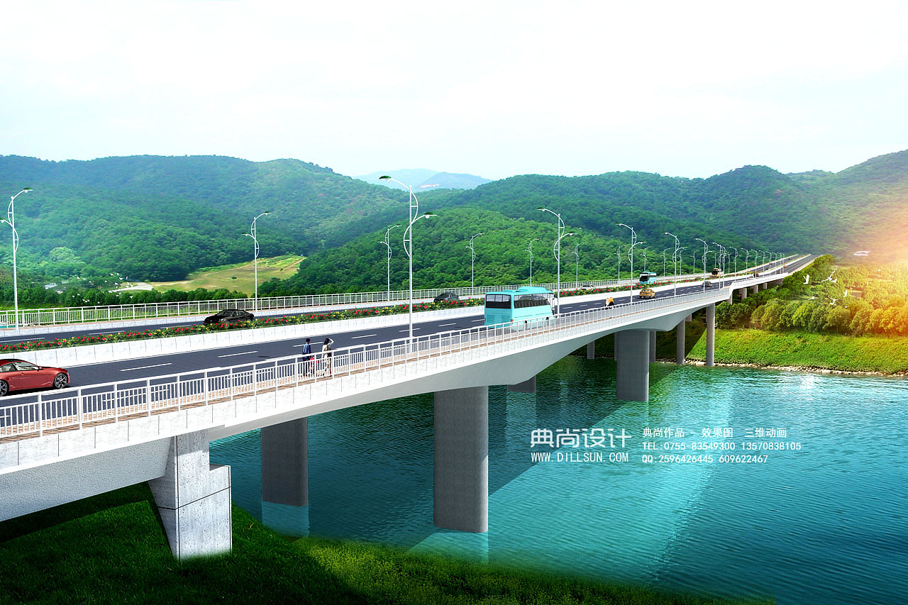 桥梁设计效果图 3