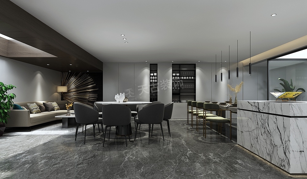 金科金辉美院别墅设计,蔡家合院别墅装修,北碚天古装饰（图ZMzA2Mjk3ODQw） - 家装设计 - 站酷设计师重庆天古别墅设计原创素材 - 站酷ZCOOL