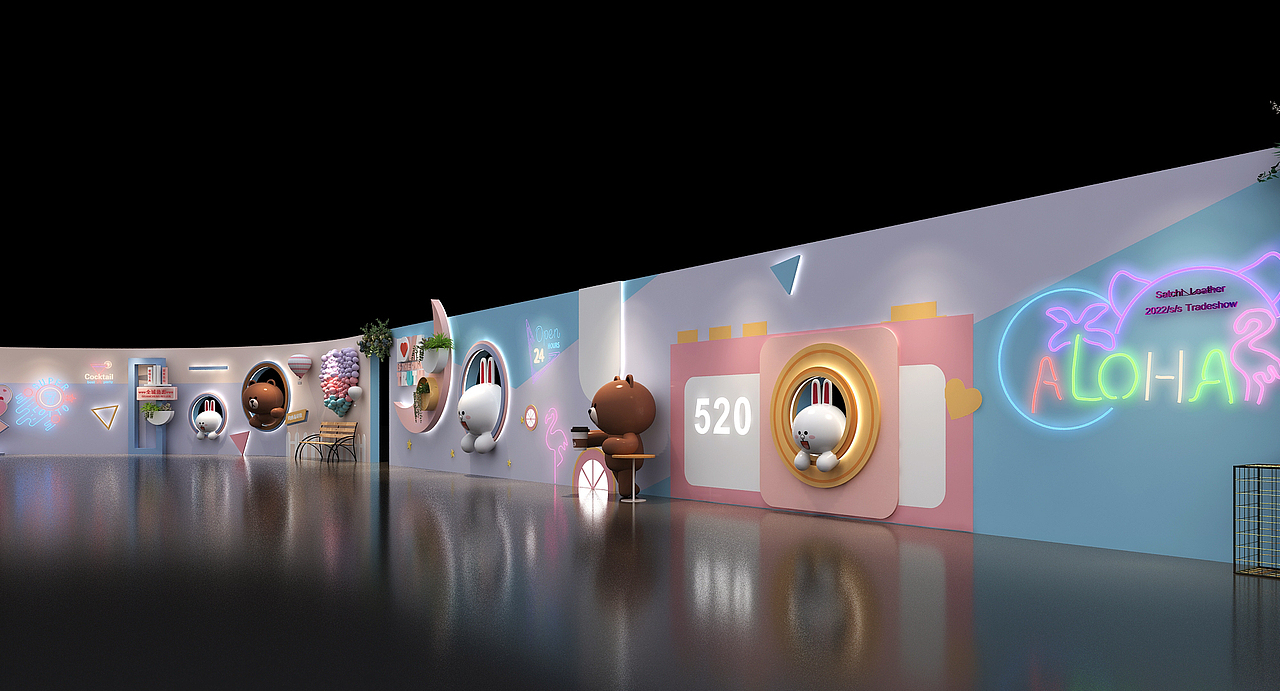 创意露台打卡墙