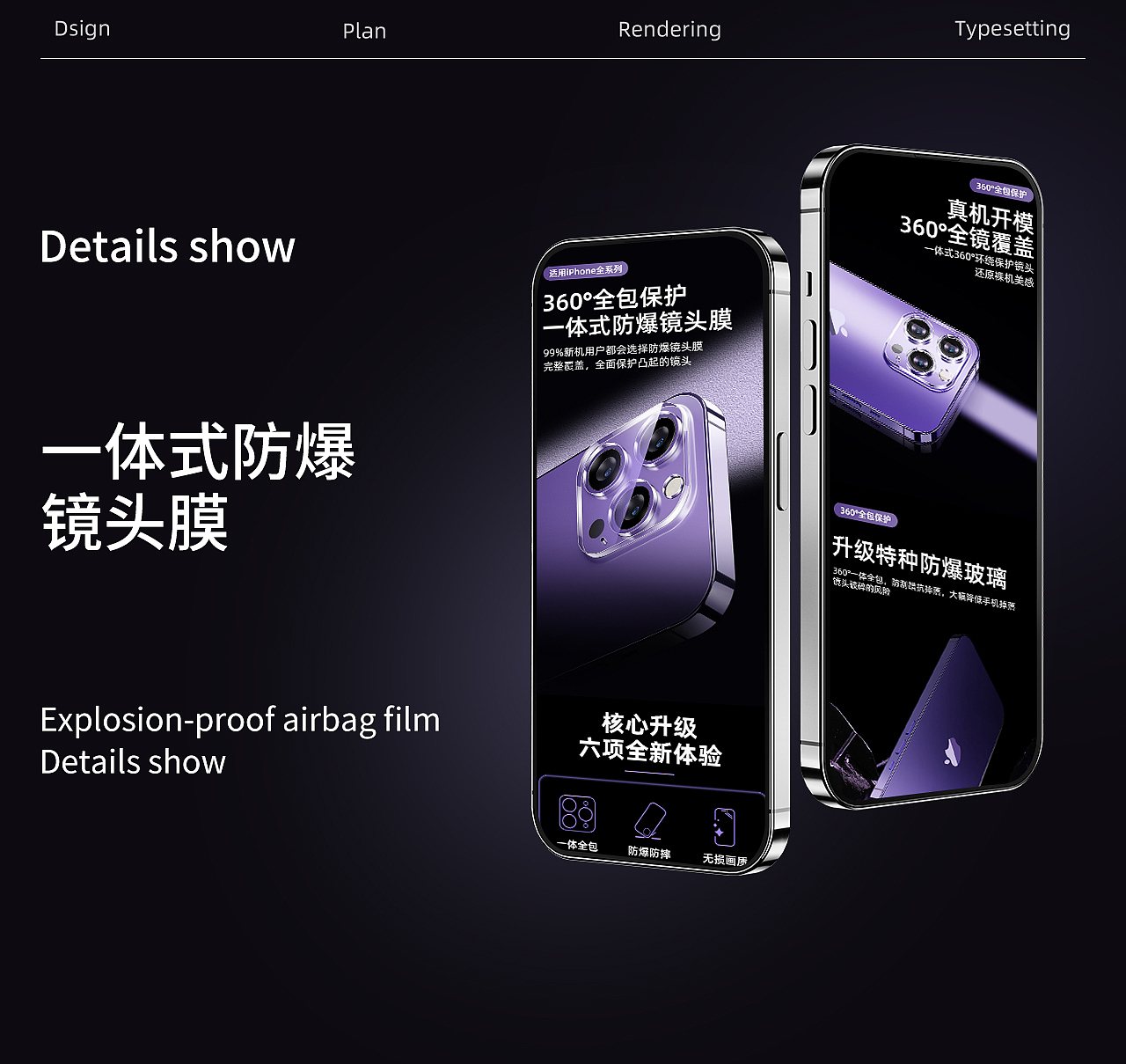 iPhone 一体防爆镜头膜（图ZMzUxMTQyNjIw） - 产品 - 站酷设计师阿星9999原创素材 - 站酷ZCOOL