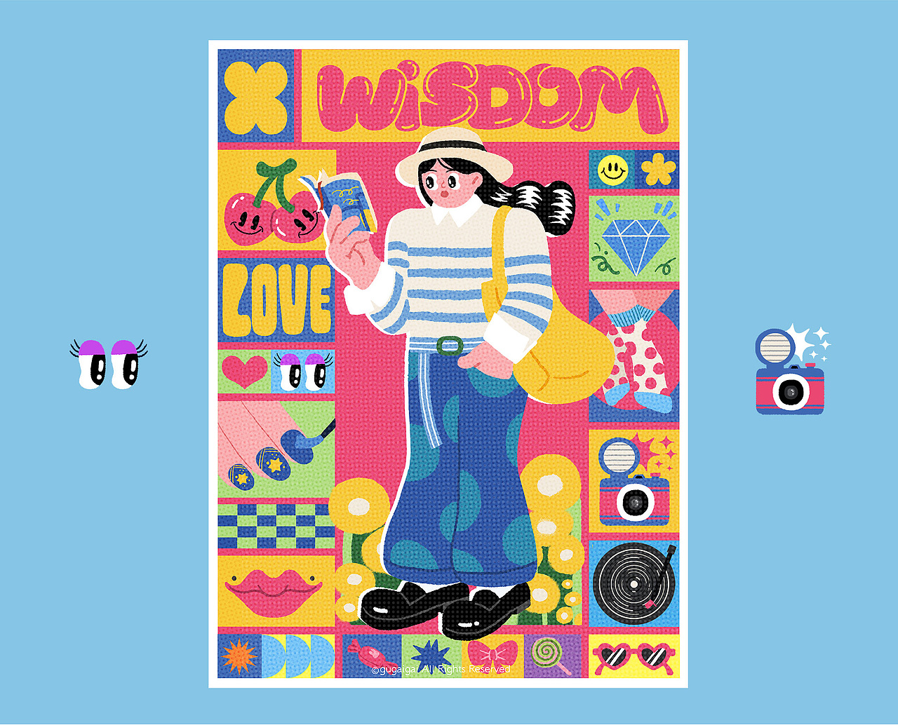 多样的女孩（图ZMzM0NDIwMjMy） - 新锐潮流插画 - 站酷设计师骨钙钙原创素材 - 站酷ZCOOL