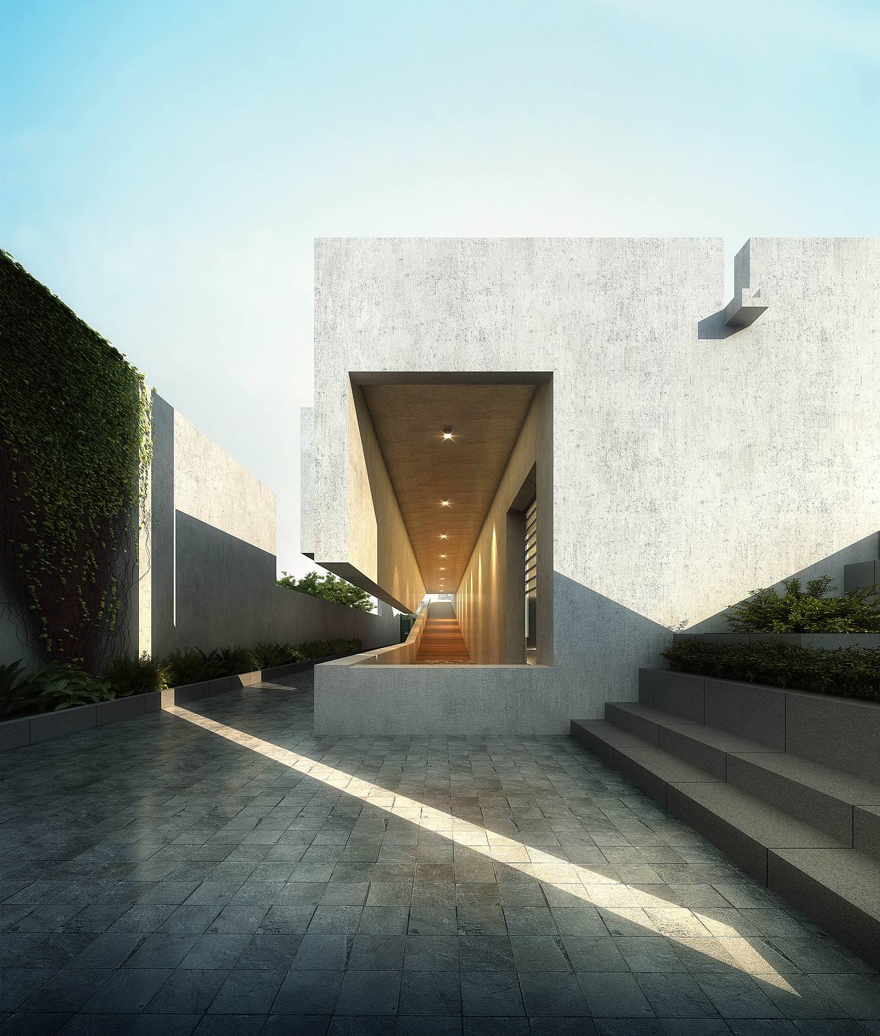 建筑室外效果图（图ZMzY2NDA2MDk2） - 建筑/空间 - 站酷设计师ASK_GZ原创素材 - 站酷ZCOOL