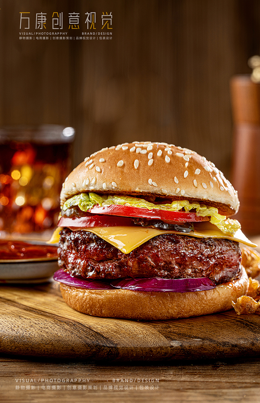 电商摄影✖️汉堡饼牛排拍摄（图ZMjk5Mjk0MDI0） - 美食摄影 - 站酷设计师3个苹果原创素材 - 站酷ZCOOL