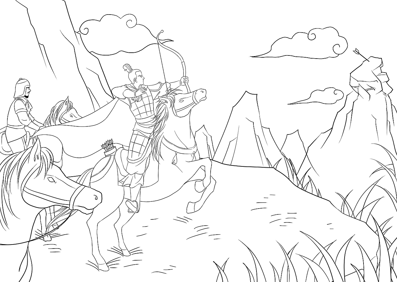 原创插画《史记故事》