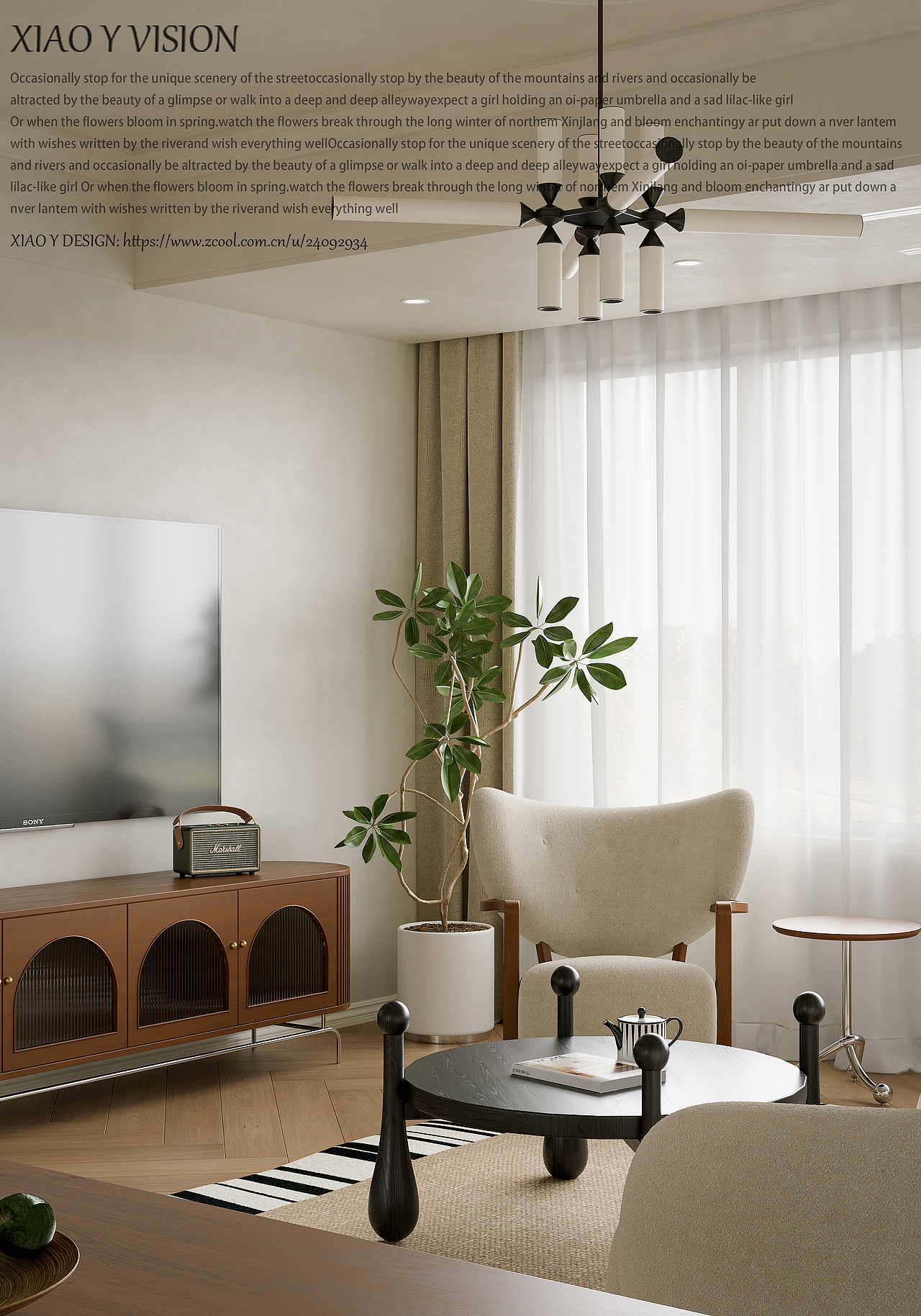 奶油·中古（图ZMzYxMDk1MjE2） - 家装设计 - 站酷设计师杨兵12138原创素材 - 站酷ZCOOL