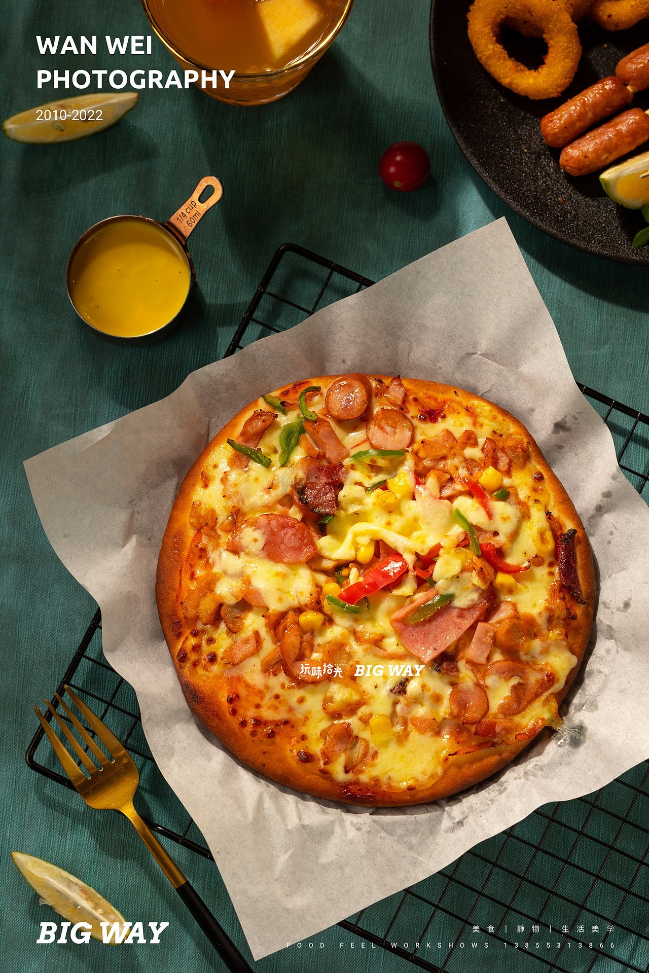 电商食品拍摄披萨&惠灵顿牛排|熊治面包×BIG WAY 玩味