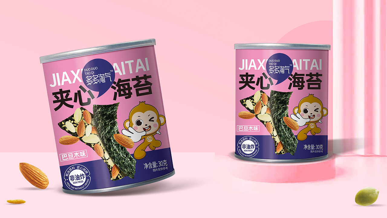 多多淘气- 夹心海苔（图ZMzYwMTUzNzg0） - 包装 - 站酷设计师张荣华原创素材 - 站酷ZCOOL