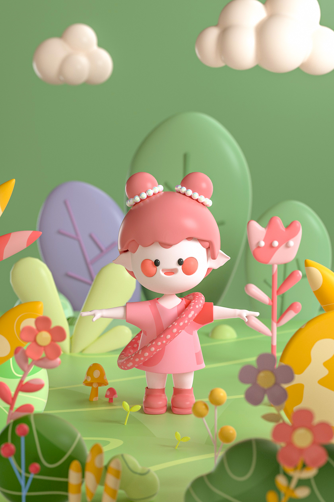 视频+中国风详情+几张渲染图