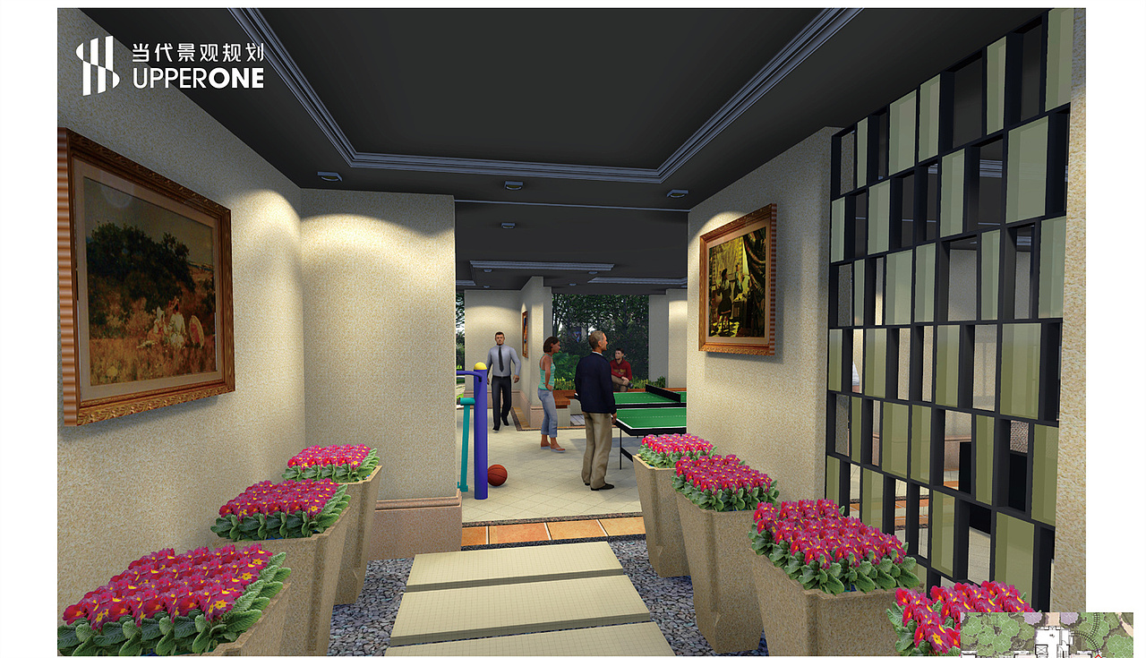 郑州正商书香华府景观深化效果图