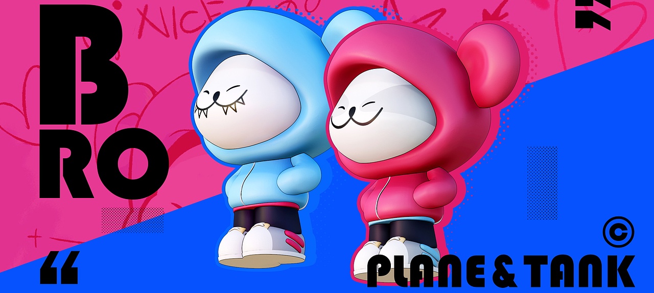 原創(chuàng)潮流IP設(shè)計(jì) | 飛坦兄弟 #創(chuàng)作加油站#（圖ZMzExNTY1MDg4） - IP形象 - 站酷設(shè)計(jì)師荷包蛋蛋兒原創(chuàng)素材 - 站酷ZCOOL