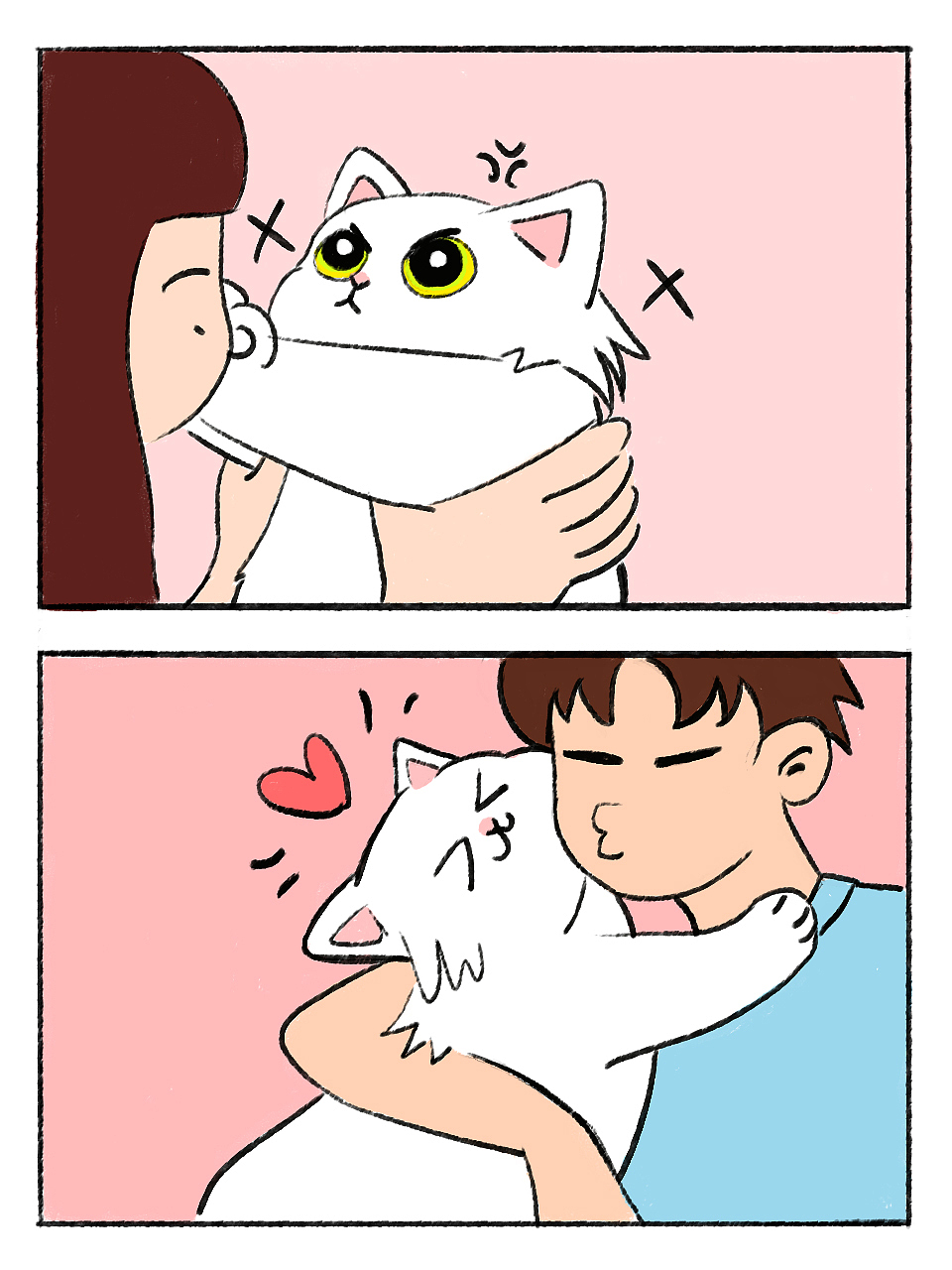 办公喵喵的日常（图ZMzYxMDc0Njc2） - 单幅漫画 - 站酷设计师luoyingegg原创素材 - 站酷ZCOOL