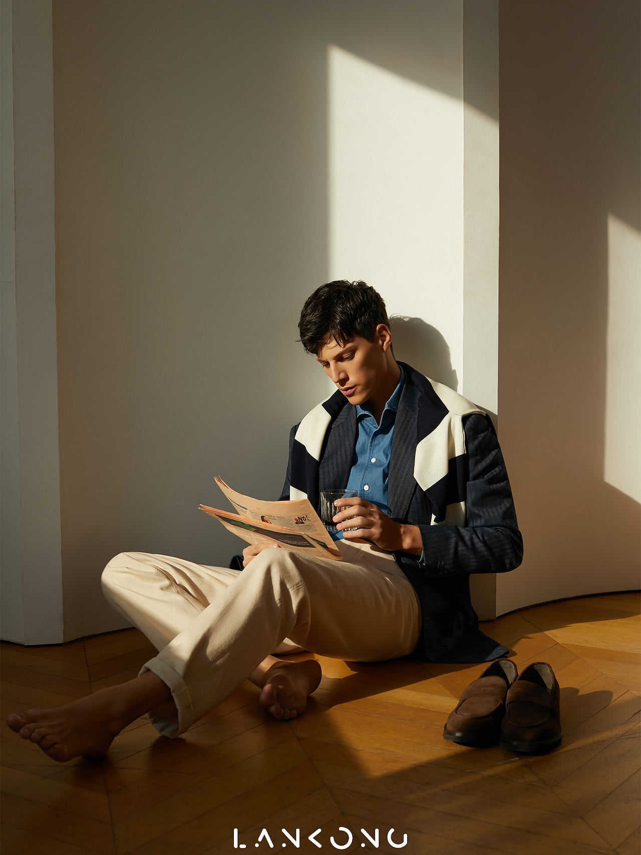 男模西装职业装棉服宣传片