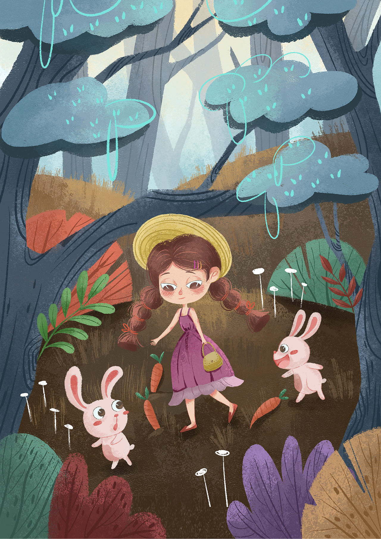 童话感的－《儿童插画》（图ZMzE2MzE1NzE2） - 商业插画 - 站酷设计师一颗大西瓜yo原创素材 - 站酷ZCOOL