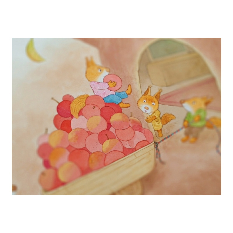 一群小松鼠忙碌的时刻（图ZMzM3NDI3MTcy） - 儿童插画 - 站酷设计师走神大佬原创素材 - 站酷ZCOOL