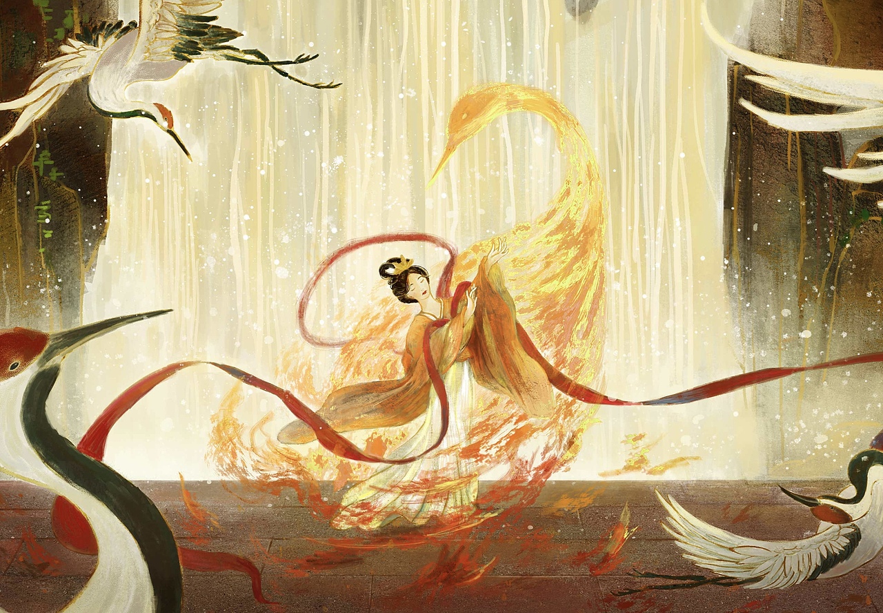 精怪系列插畫（一）（圖ZMzE1NDcxNTA0） - 創(chuàng)作習(xí)作 - 站酷設(shè)計(jì)師金黃色的角落原創(chuàng)素材 - 站酷ZCOOL