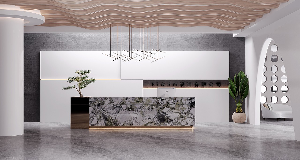 前台大厅（图ZMzUyOTA0MTA0） - 家装设计 - 站酷设计师是丽丽啊wink原创素材 - 站酷ZCOOL