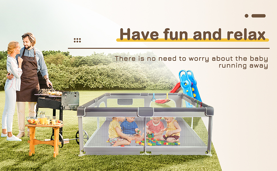 婴儿围栏亚马逊主副图A+