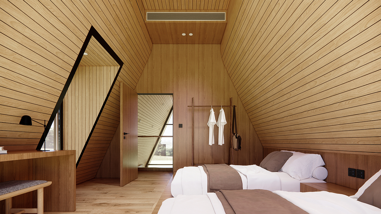 民宿设计 | 复式木屋·星空营地