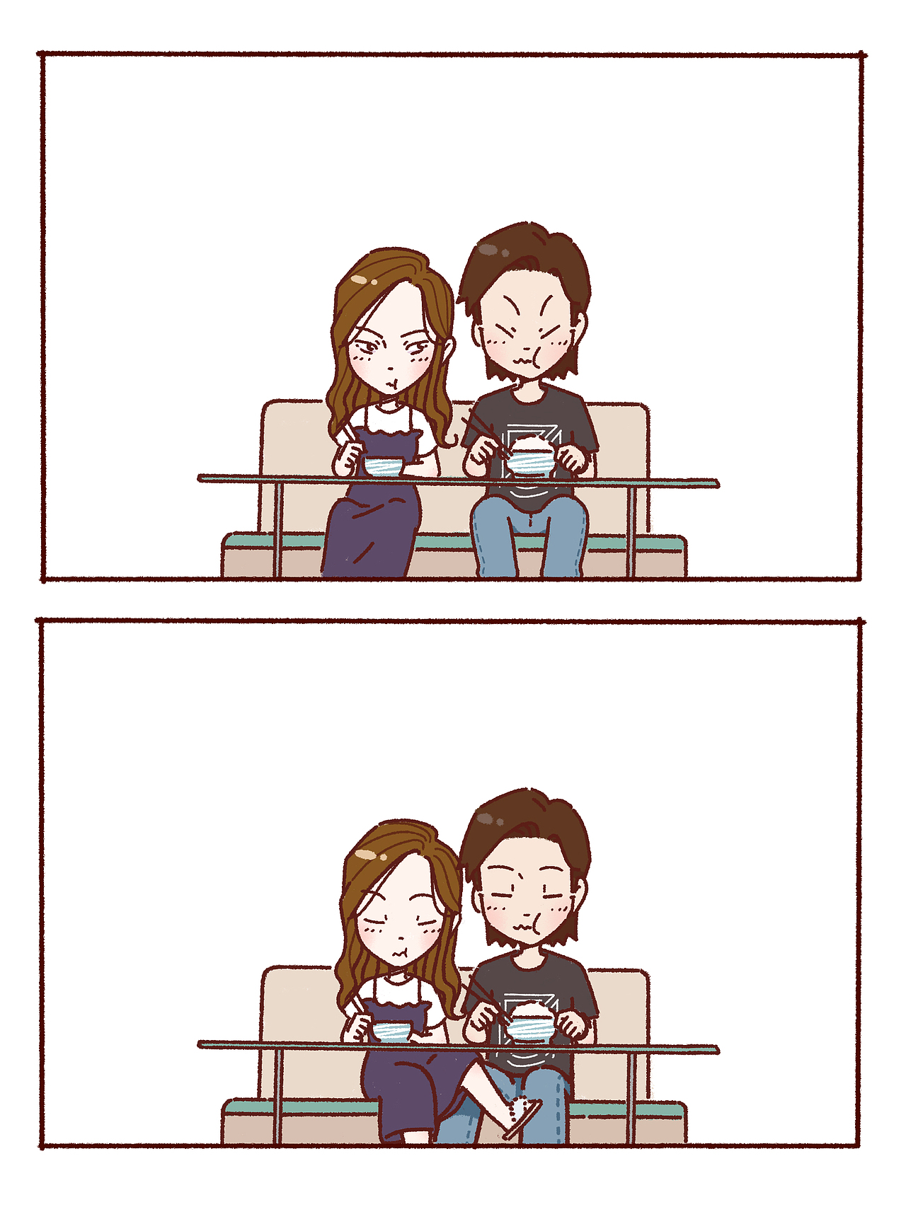 Yvonne&Glenn（图ZMzE2NzIxOTg4） - 短篇/格漫 - 站酷设计师Glenn_原创素材 - 站酷ZCOOL