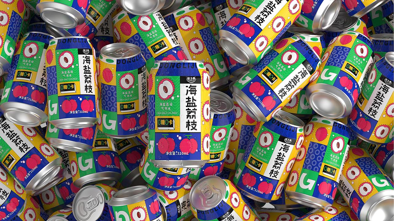 动力季饮料包装设计