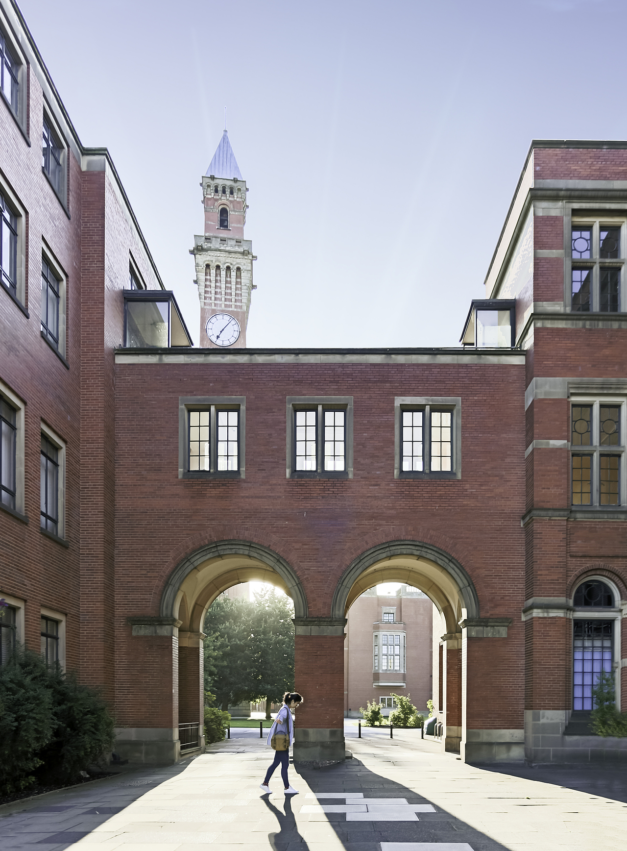 【栾波建筑摄影】英国伯明翰大学里的红砖建筑群