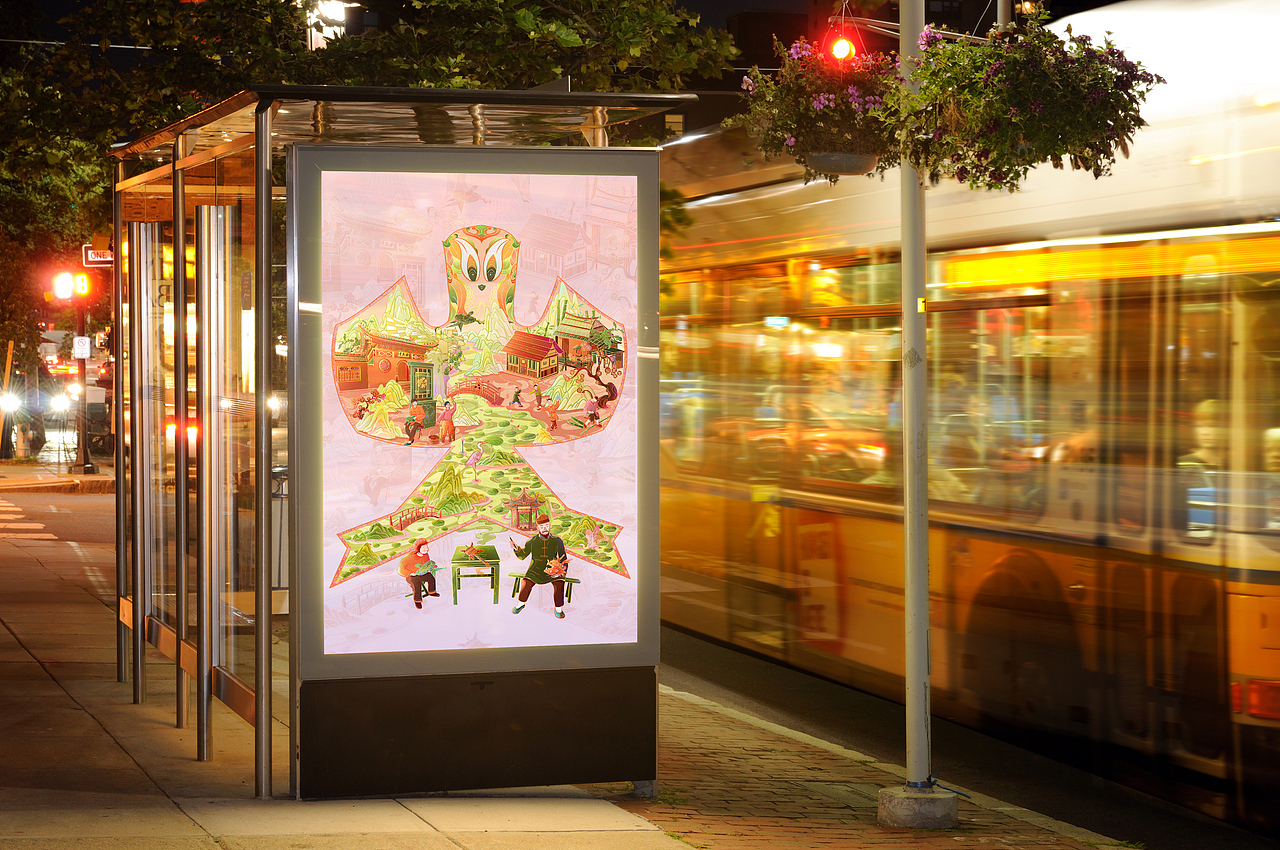 城市美食-担担面 | 非遗-风筝（图ZMzAwNDEwNjky） - 商业插画 - 站酷设计师向阳的西瓜原创素材 - 站酷ZCOOL