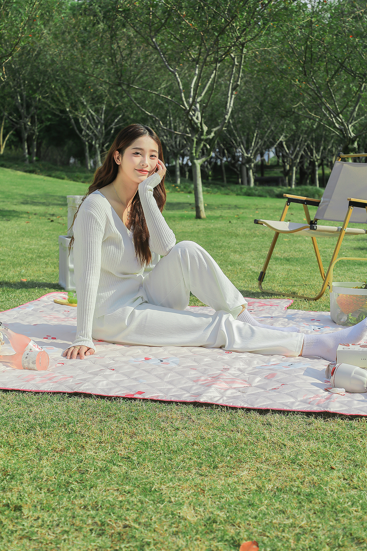 产品摄影野餐垫