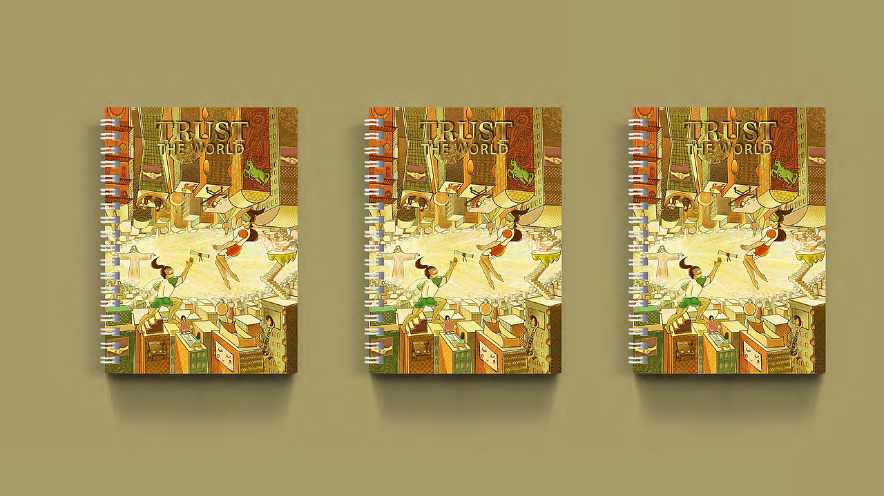 信任（图ZMzIyOTcyMjY4） - 新锐潮流插画 - 站酷设计师吉星沅原创素材 - 站酷ZCOOL