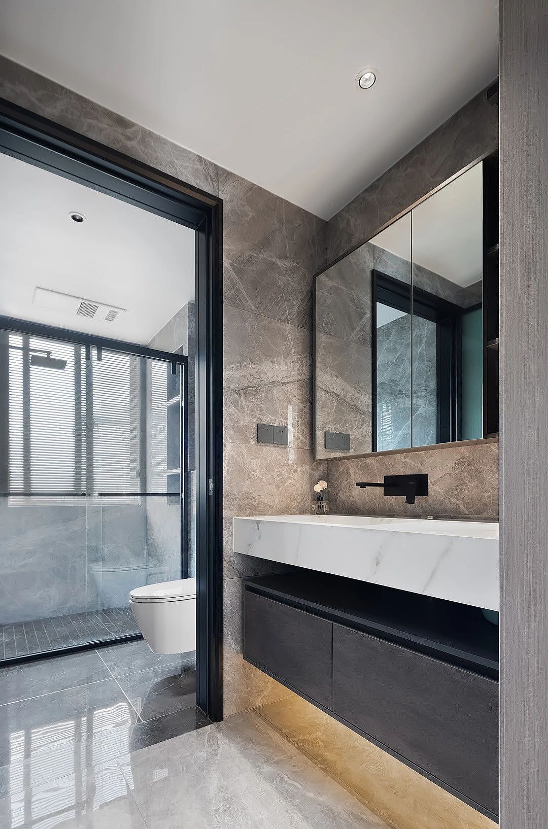 家装案例赏析——现代简约风格公寓,越简单越显大