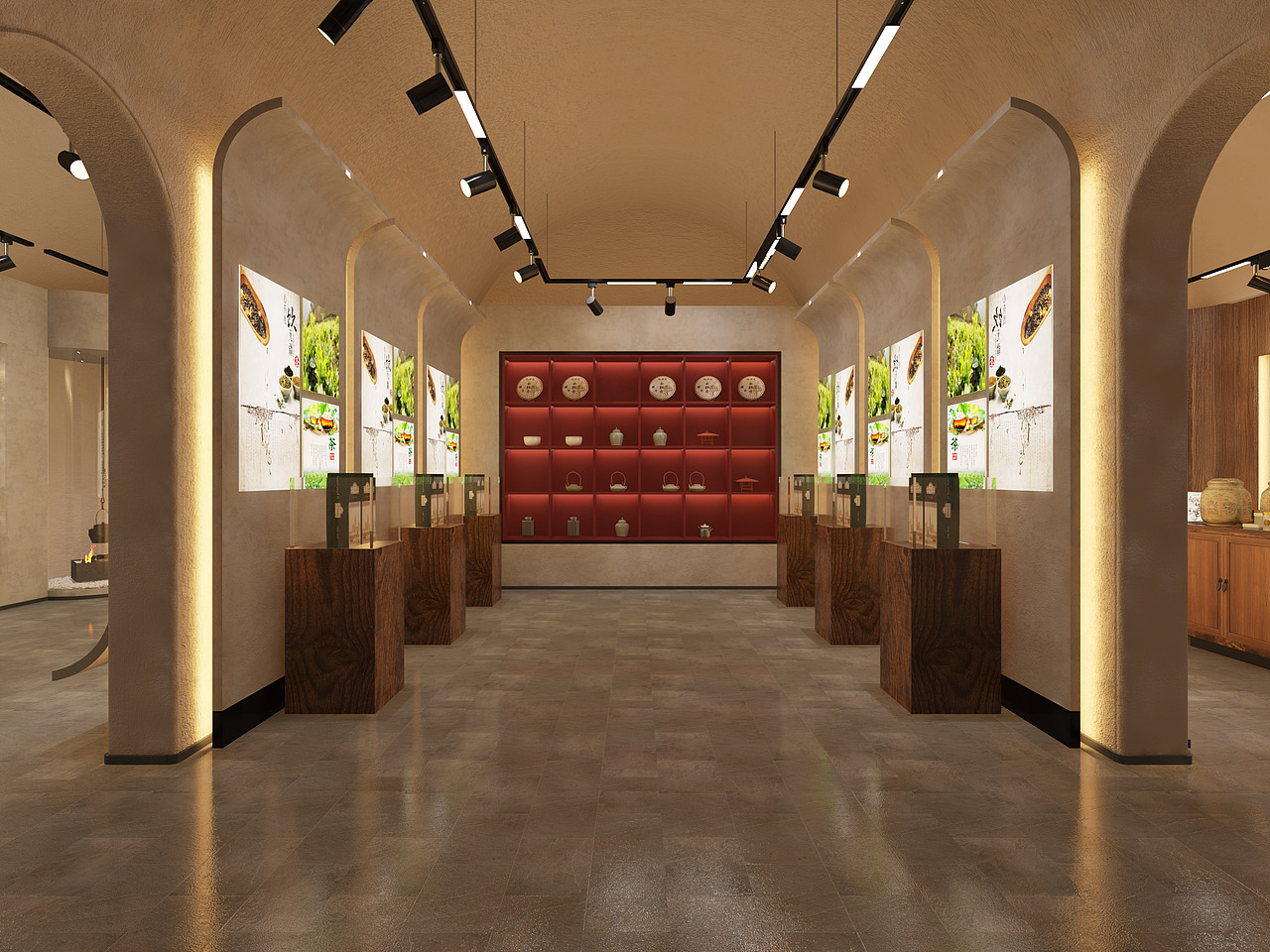 TEA 蜕变 传统与现代结合的茶业展厅