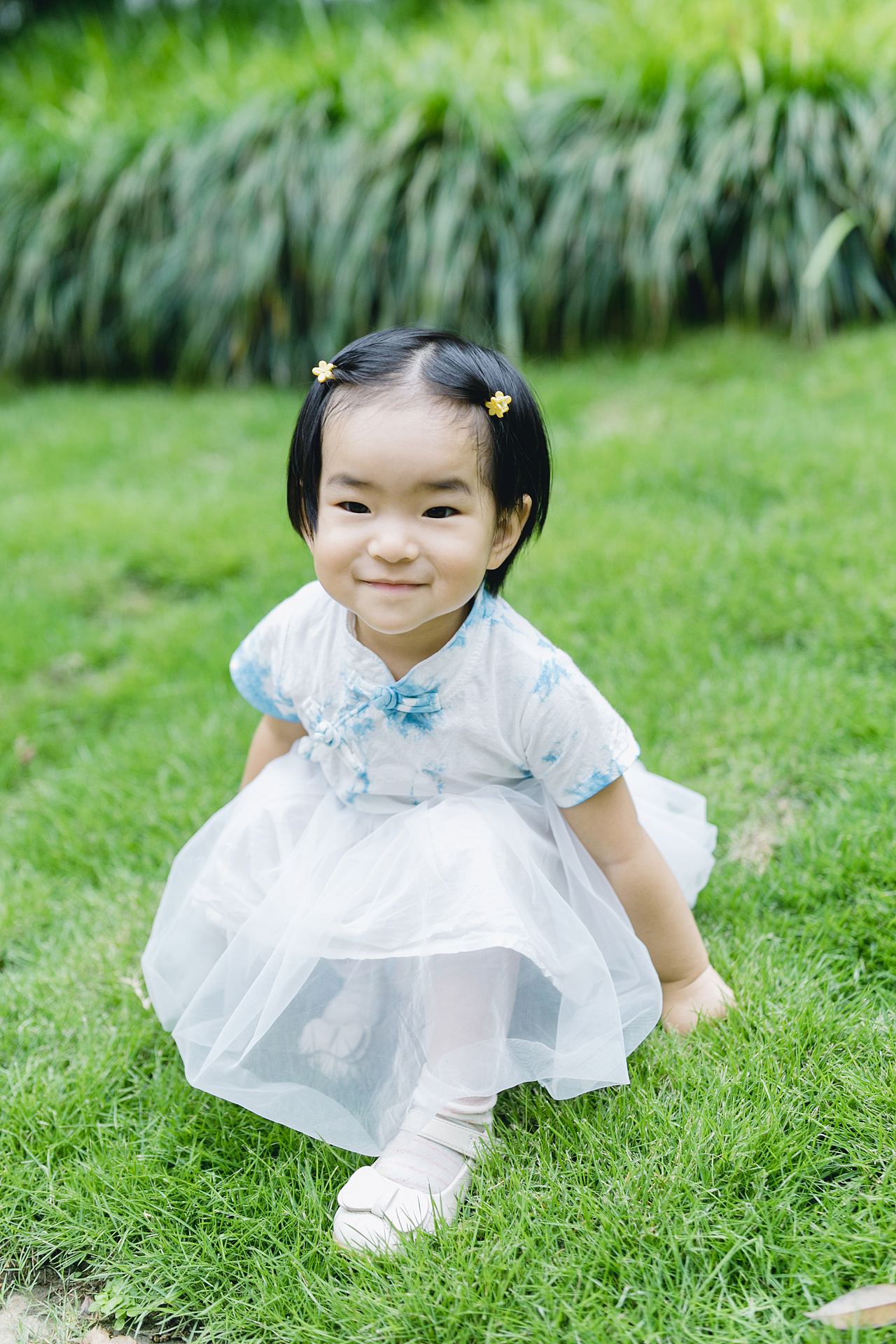 两岁的团团你好